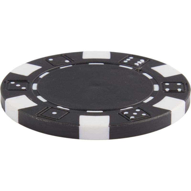 Custom Recycled Poker Chip Ball Marker - 6