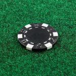 Custom Recycled Poker Chip Ball Marker - 7