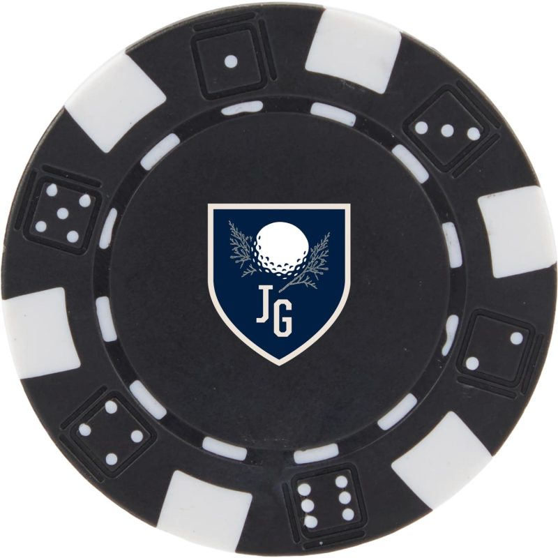 Custom Recycled Poker Chip Ball Marker