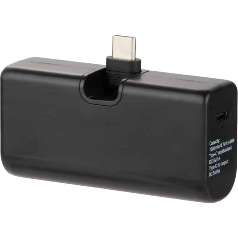 Custom Stay Powered 1200 mAh Power Bank with Type-C Tip - 7
