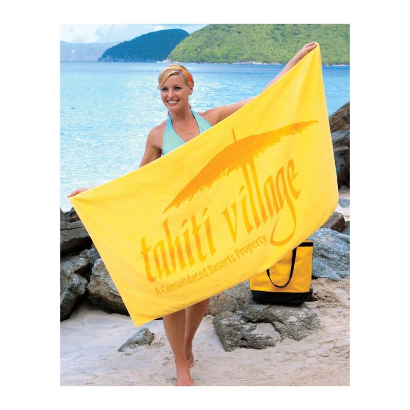 Towel-Specialties-Basic-Weight-Beach-Towel-SM-8572 Custom Towel Specialties Basic Weight Beach Towel