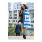 Custom Towel Specialties Good Vibes Cabana Stripe Beach Towel