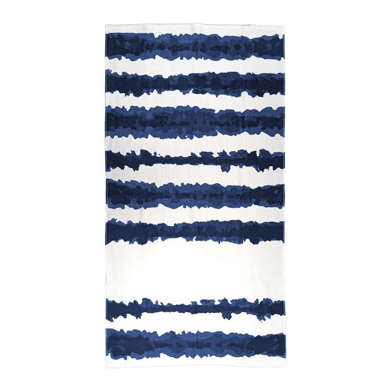 Custom Towel Specialties Good Vibes Cabana Stripe Beach Towel - 3