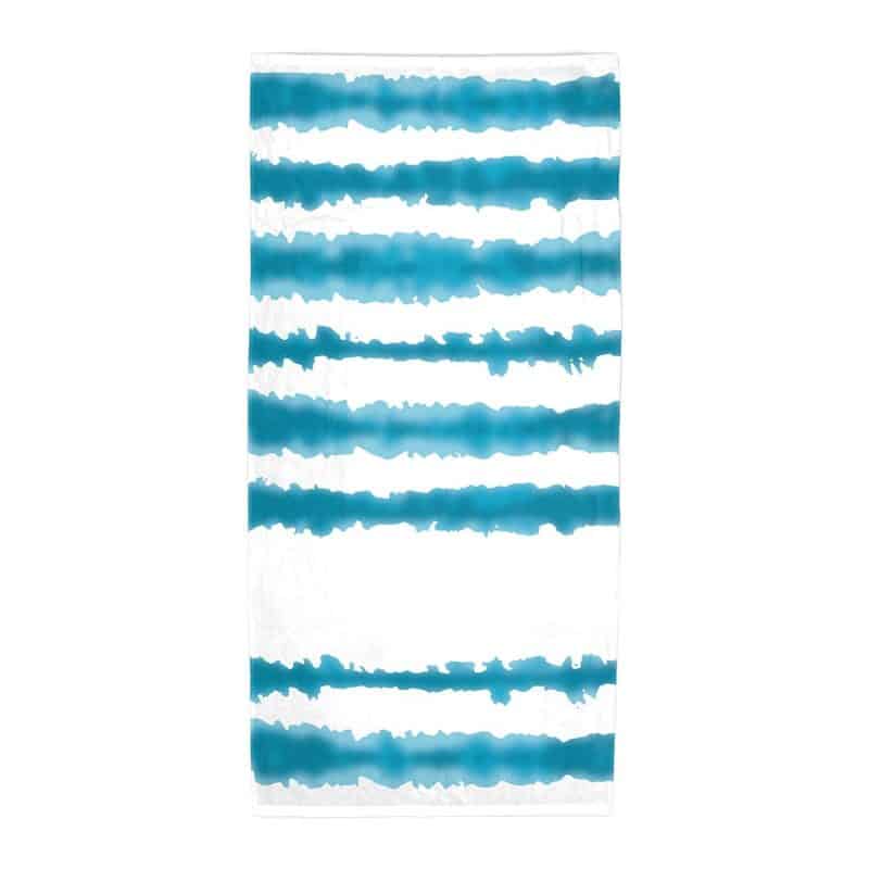 Custom Towel Specialties Good Vibes Cabana Stripe Beach Towel - 4