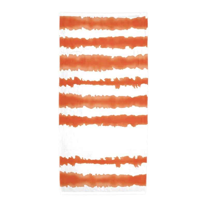 Custom Towel Specialties Good Vibes Cabana Stripe Beach Towel - 5