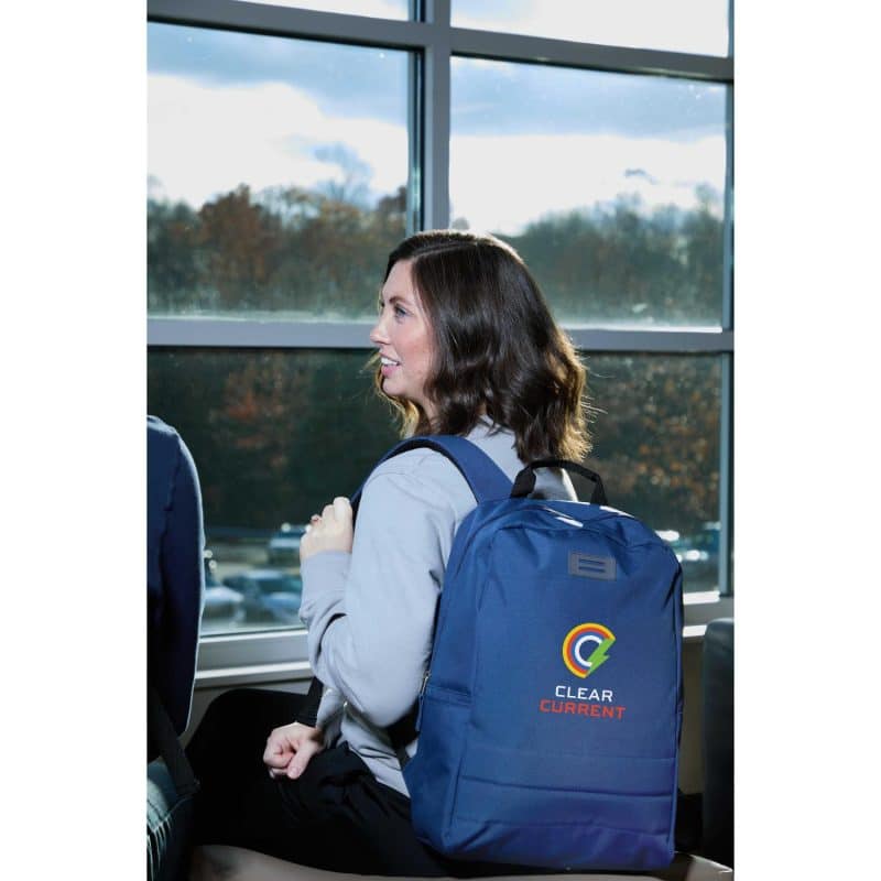 Custom Ripple Recycled 15" Computer Backpack - 9