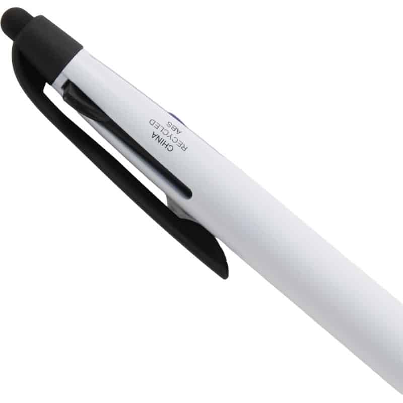 Custom Tri-Color Ink Recycled Stylus Pen - 7