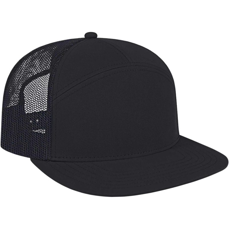 Custom Cap America 7 Panel Trucker Cap - 9