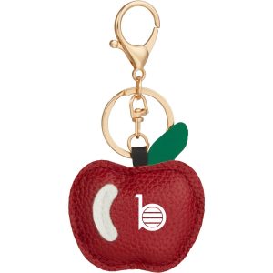 Custom Apple Leather Keychain