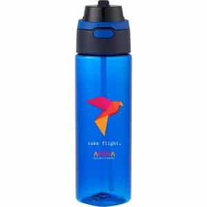 Custom Ella RPET Single Wall Sports Bottle 24oz