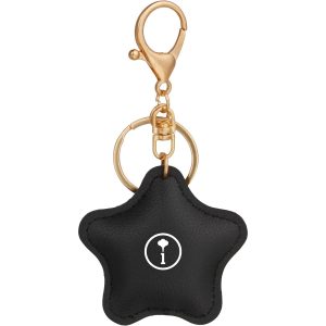 Custom Star Leather Keychain