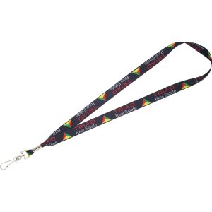 Custom Full Color 3/4" Lanyard w/ Hook