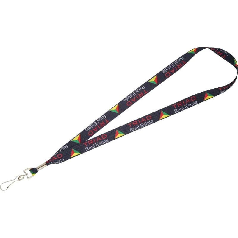 Custom Full Color 3/4" Lanyard w/ Hook