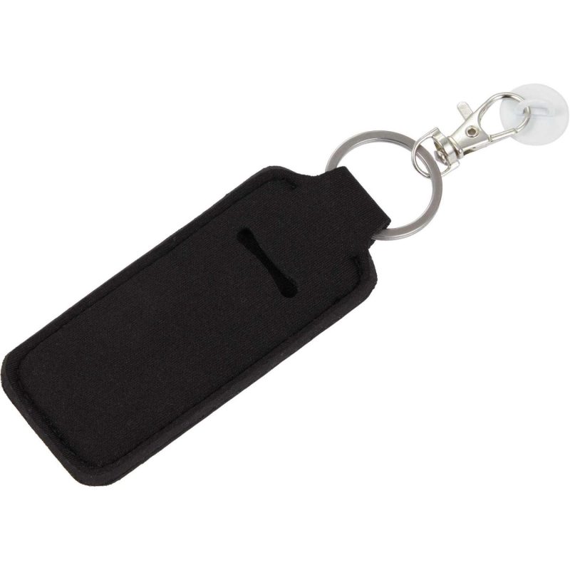 Custom Bottle Charm w/ Neoprene Chapstick Holder - 3