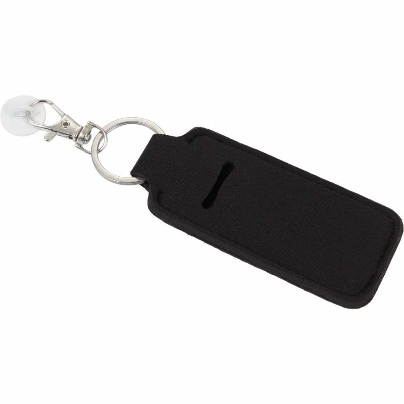 Custom Bottle Charm w/ Neoprene Chapstick Holder - 4
