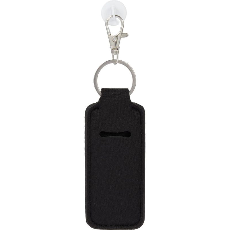 Custom Bottle Charm w/ Neoprene Chapstick Holder - 5