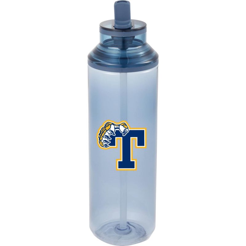 Custom Carol Recycled RPET Sports Bottle w/ Straw 30oz - 3