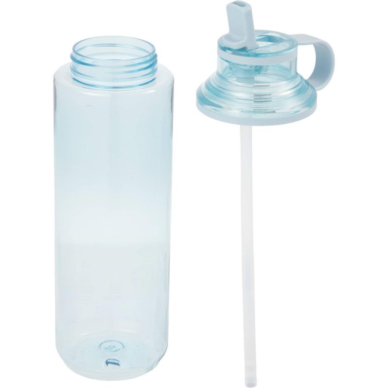 Custom Carol Recycled RPET Sports Bottle w/ Straw 30oz - 7