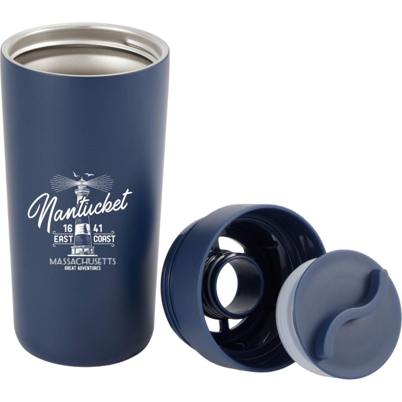 Custom Maddie Recycled Vacuum Tumbler w/ 360 Lid 16oz - 9