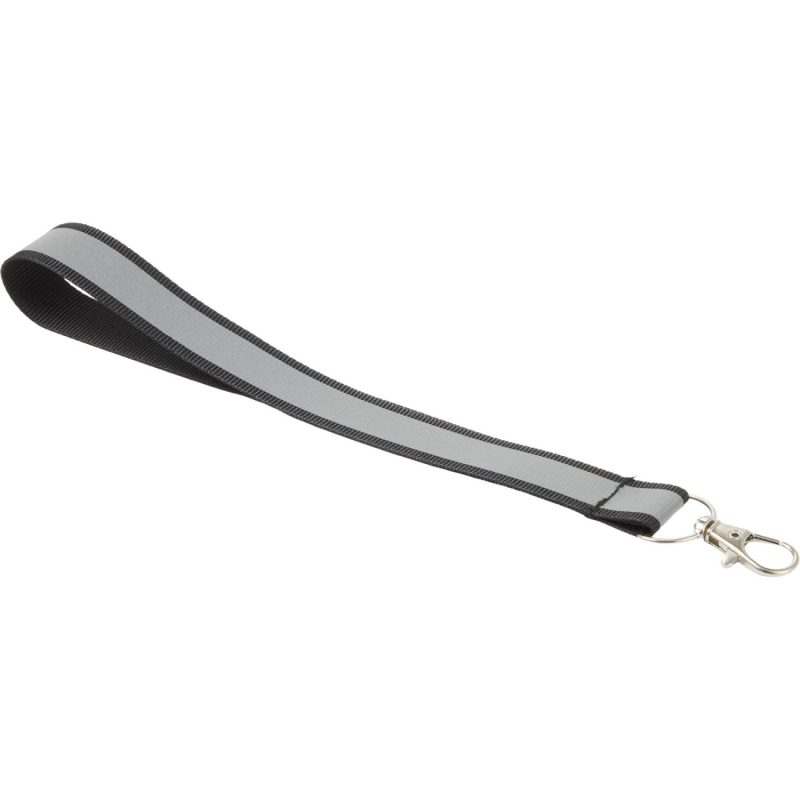 Custom Reflective Recycled Wrist Lanyard - 1