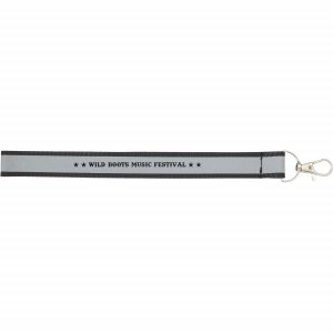 Custom Reflective Recycled Wrist Lanyard