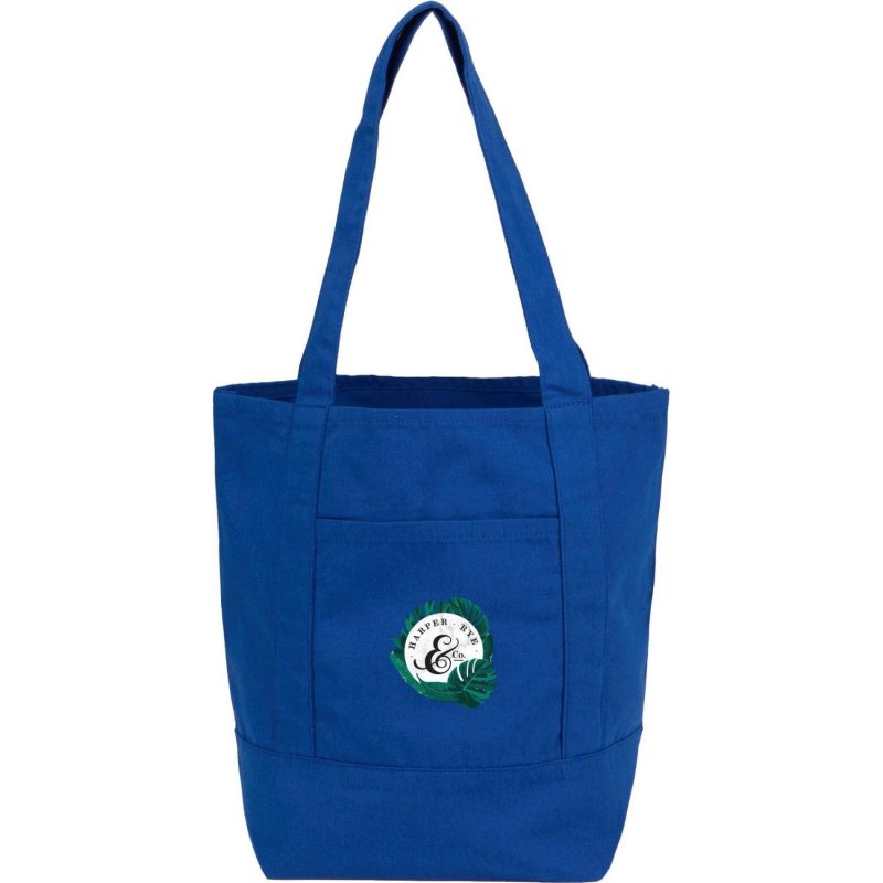 Custom Mini 6oz Recycled Cotton Canvas Tote - 2